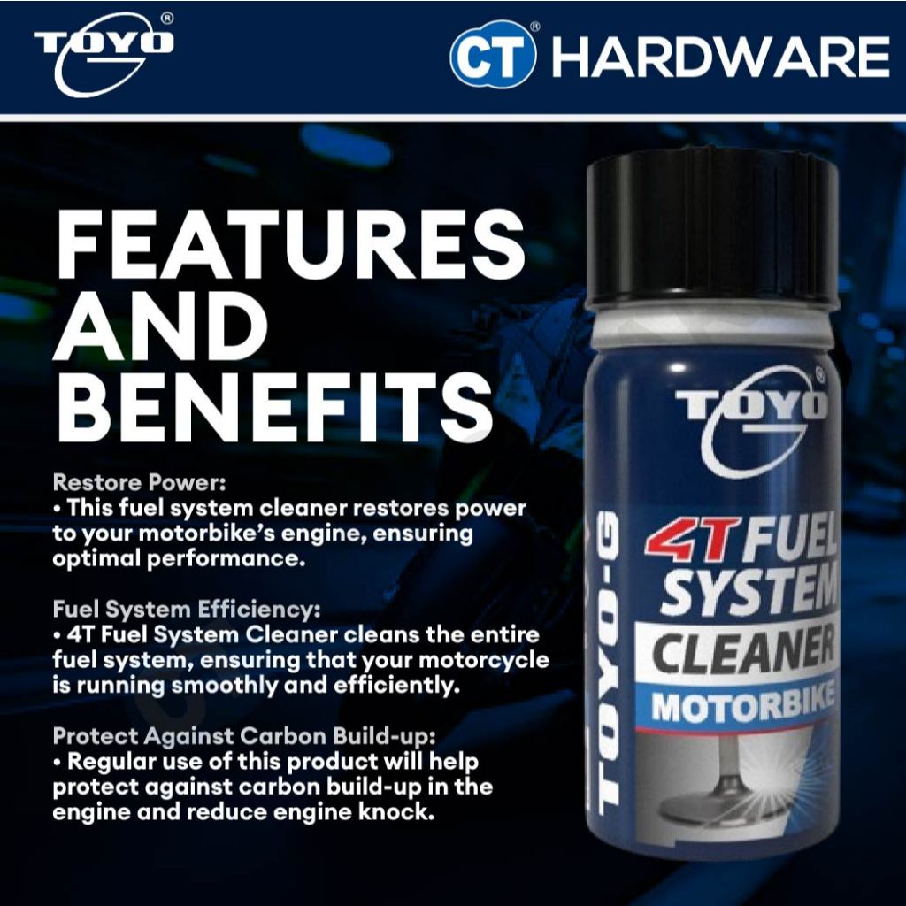 Toyo-G 4T Fuel System Cleaner 50ml For Motorcycle [ 8696L1512 ]