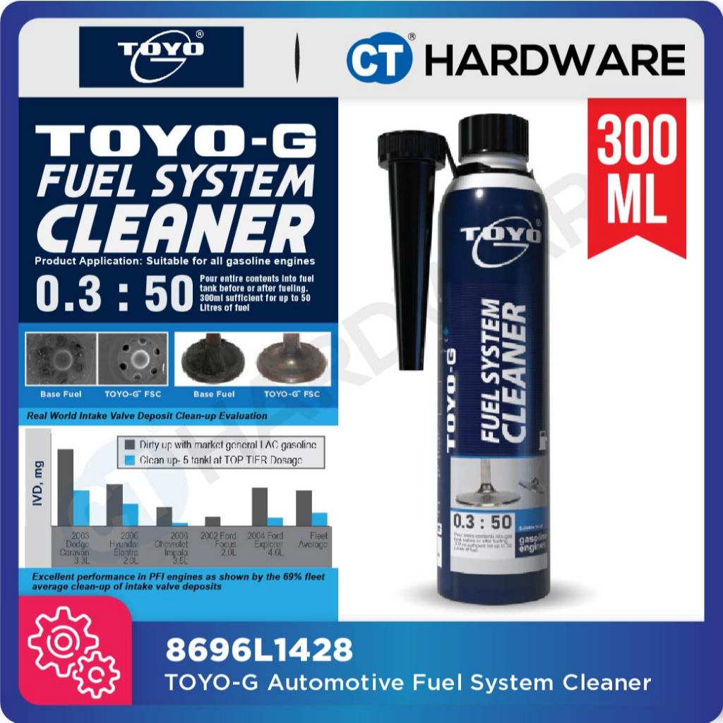 Toyo-G AutoCare Fuel System Cleaner 300ml [ 8696L1428 ]