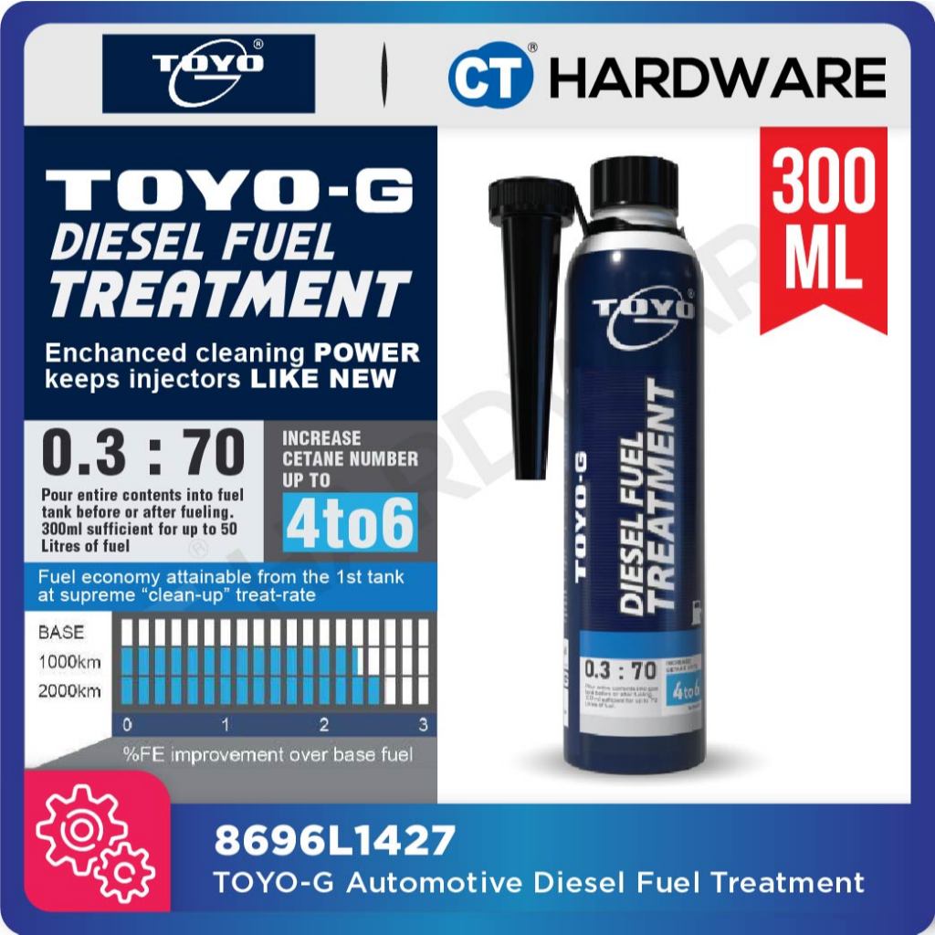 Toyo-G AutoCare Diesel Fuel Treatment 300ml [ 8696L1427 ]
