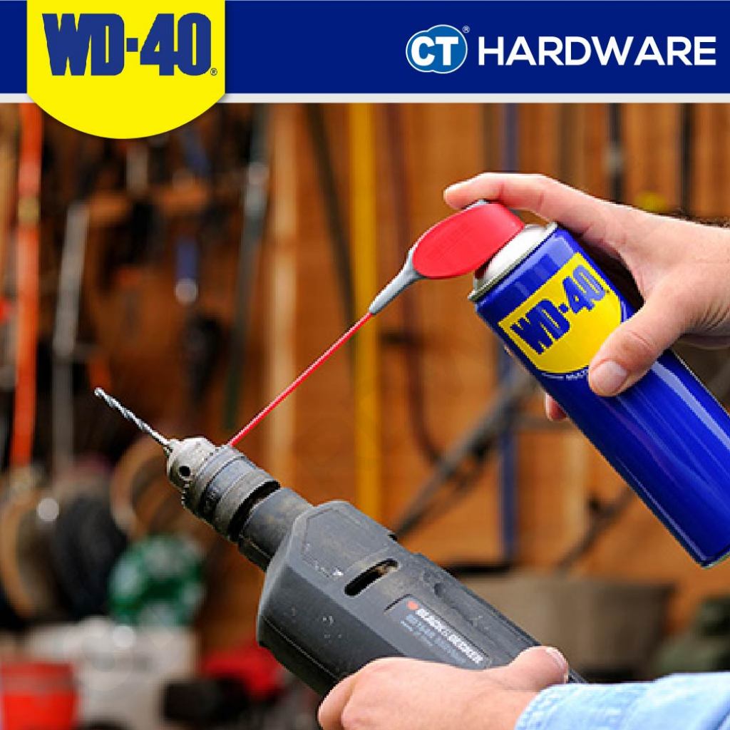 WD40® Home Kit Set Smart Straw® Anti-Rust Lubricant 382ml + Air Conditioner Cleaner 360ml + Degreaser 450ml LIMITED EDITION