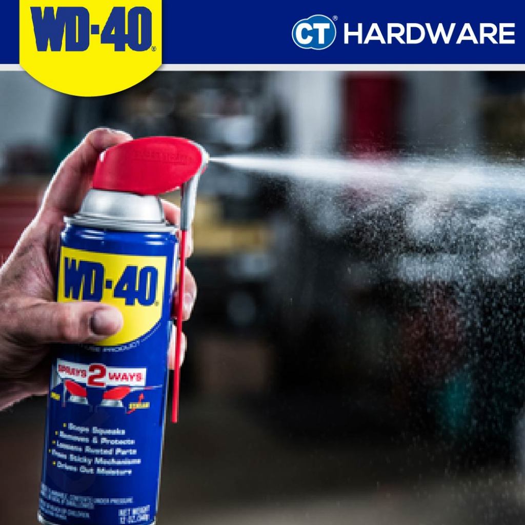 WD40® Home Kit Set Smart Straw® Anti-Rust Lubricant 382ml + Air Conditioner Cleaner 360ml + Degreaser 450ml LIMITED EDITION