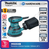 Makita MT M9204B Random Orbit Sander 240W 5" (125mm)