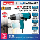 Makita 6906 Impact Wrench 3/4" 850W 588NM