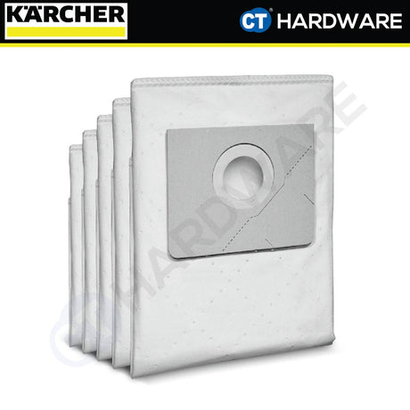 KARCHER 69074790 PAPER FILTER BAGS  FOR NT351TACT / NT351/ NT381ME WET AND DRY VACUUM CLEANER
