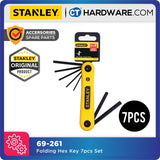 Stanley Hex Key Set Met Folding (7 Pcs/1.5mm-6mm) 69-261
