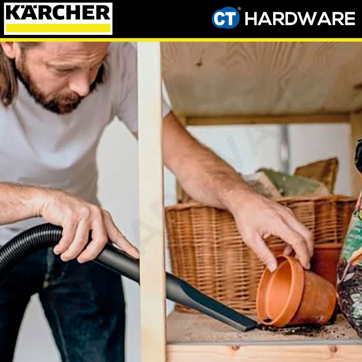 Karcher 69594990 Original Crevice Nozzle Suitable for MV1/WD1 Vacuum Cleaner