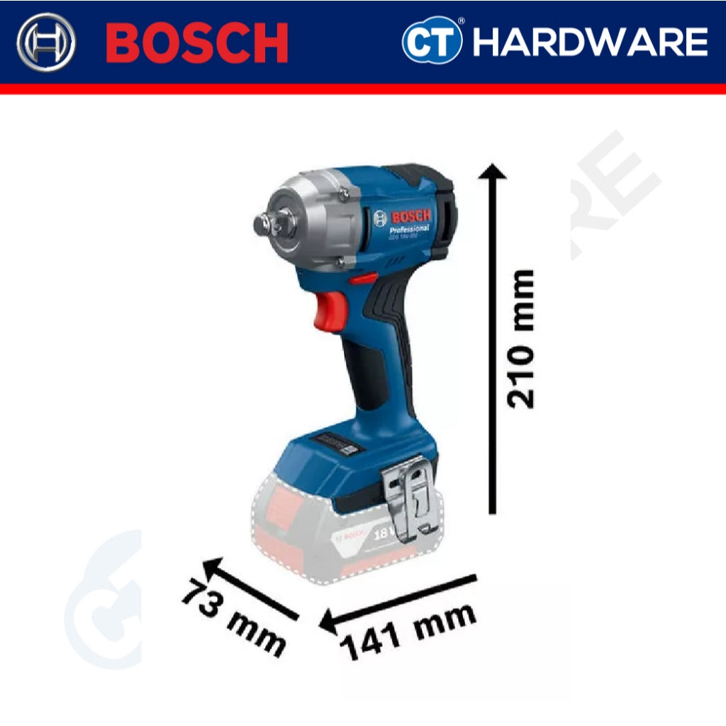 Bosch GDS 18V-350 Cordless Impact Wrench 18V 350 Nm [ Full Pack 4.0Ah | SOLO Unit ]