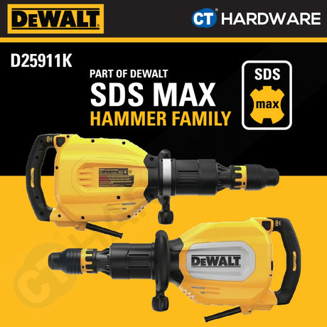 DeWalt D25911K SDS Max Demolition Hammer 1700W 27J 12.7kg