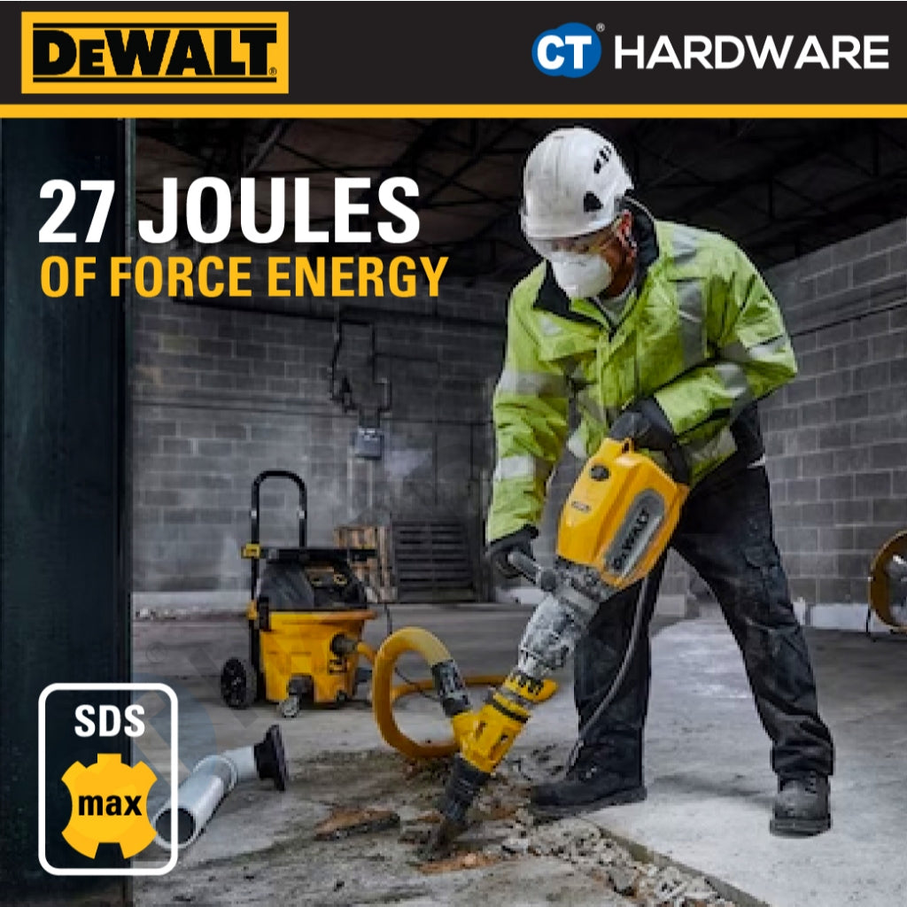 DeWalt D25911K SDS Max Demolition Hammer 1700W 27J 12.7kg