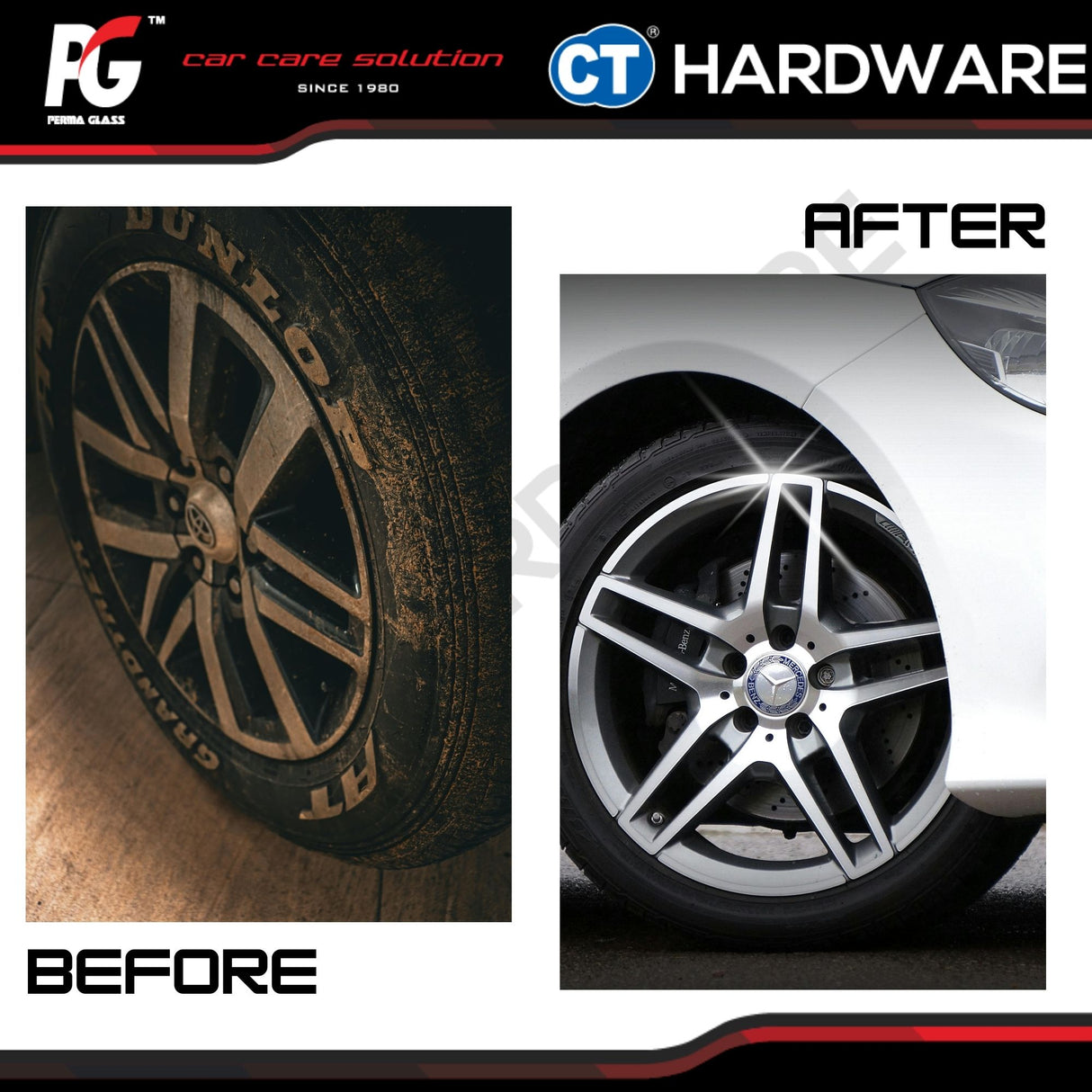 PG Perma Glass PG785015 Tyre Bumper & Trim Shine 350g [ 9556817885015 ]