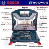 Bosch 2607017397 X-Line Screwdriver Bit Set x 100pcs Titanium