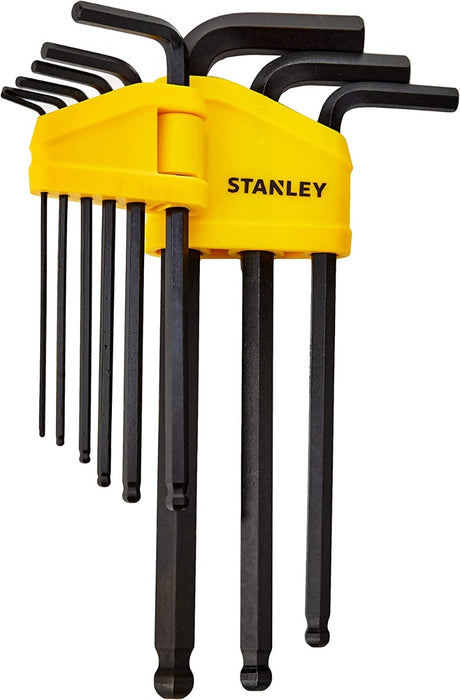 Stanley 69-256 Hex Key Set 9 Piece Ball Tips (1.5-10mm)
