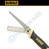 DEWALT DWHT0-20123 Folding Jab Saw with Rasp | 2-in-1 Drywall Saw | Triple Ground Teeth | Folding Hand Saw