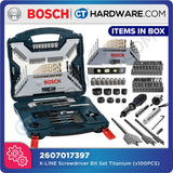 Bosch 2607017397 X-Line Screwdriver Bit Set x 100pcs Titanium