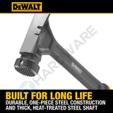 DEWALT DWHT51005-0 22oz Steel Framing Hammer | One-Piece Steel Rip Claw Hammer with Magnetic Nail Starter
