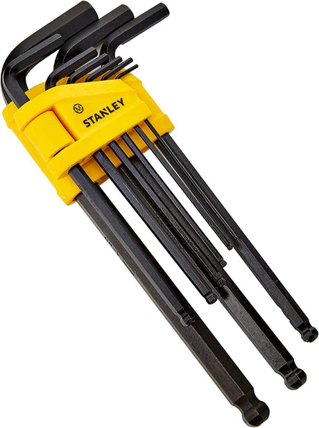 Stanley 69-256 Hex Key Set 9 Piece Ball Tips (1.5-10mm)