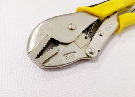 STANLEY STRAIGHT JAW LOCKING PLIERS SIZE: 7" / 10"  WITH BI-METAL HANDLE [ 84370 / 84371 ]