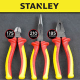 STANLEY 84011 VDE PLIER SET X 3PC (84001 , 84003 , 84007) X 1000V (WIREMAN USE)
