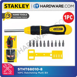 Stanley STHT68010-8 10PCS MULTI-BIT RATCHETING SCREWDRIVER