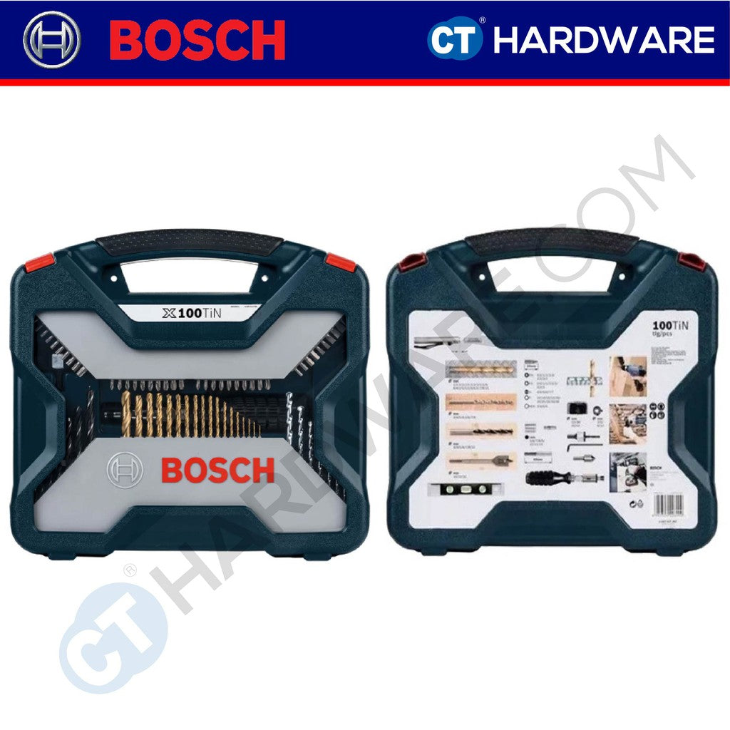Bosch 2607017397 X-Line Screwdriver Bit Set x 100pcs Titanium – CT