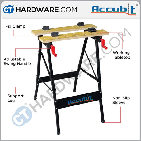 Accubit Portable Work Bench ACCU0909