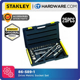 STANLEY 86589 STANLEY SOCKET SET 25PCS METRIC SIZE