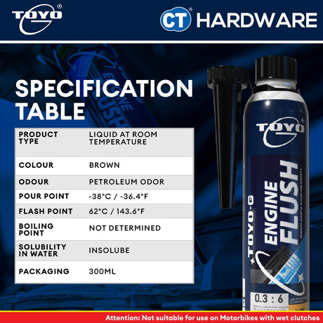 Toyo-G AutoCare Automotive Engine Flush 300ml [ 8696L1426 ]