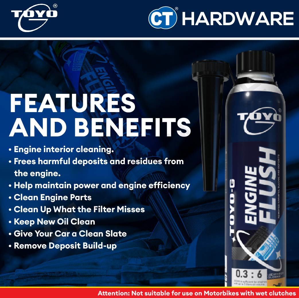 Toyo-G AutoCare Automotive Engine Flush 300ml [ 8696G1426 ]