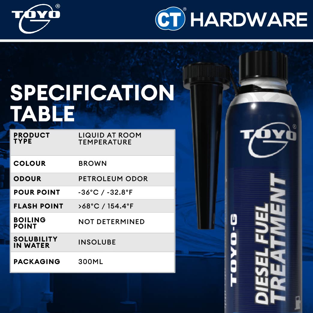 Toyo-G AutoCare Diesel Fuel Treatment 300ml [ 8696L1427 ]