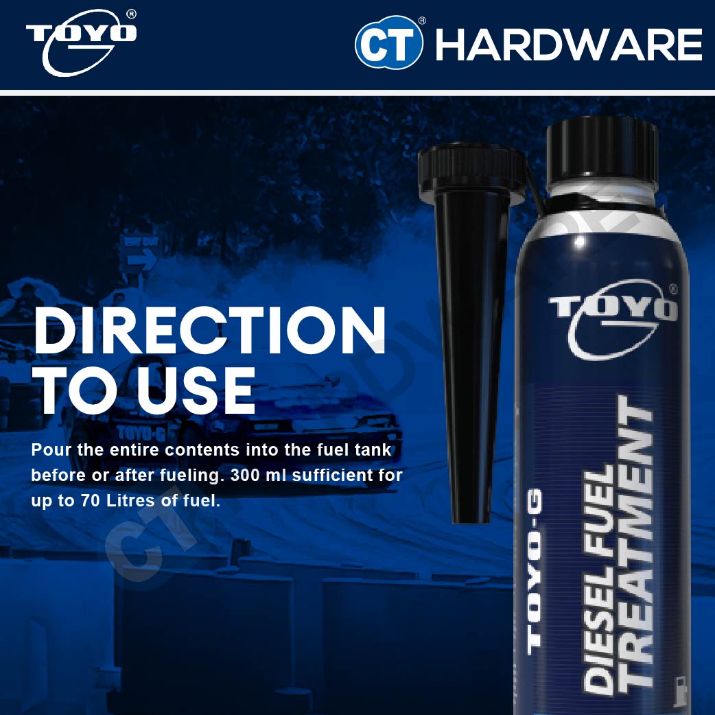 Toyo-G AutoCare Diesel Fuel Treatment 300ml [ 8696L1427 ]