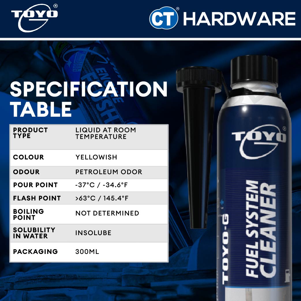 Toyo-G AutoCare Fuel System Cleaner 300ml [ 8696L1428 ]
