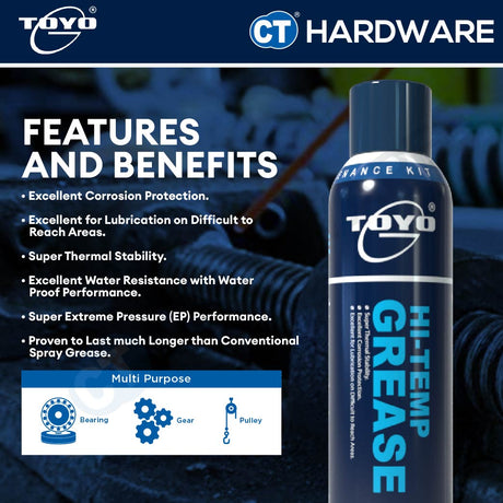 Toyo-G Hi-Temperature Spray Grease 300ml [ 8696S1168 ]