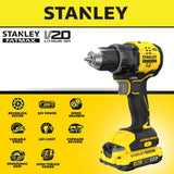 Stanley SBD714D2T Cordless Brushless Drill Driver 20V with 2 Batteries 1 Charger [SBD710D2K]