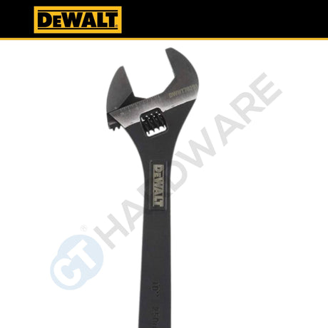 DEWALT DWHT80268 10" All-Steel Adjustable Wrench | 250mm Heavy-Duty Adjustable Spanner