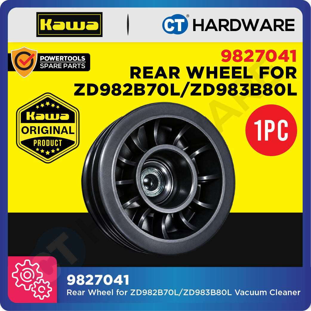 KAWA 9827041 Rear Wheel for ZD982B70L / ZD983B80L