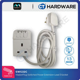 MasterPlug SWG32C Switched Power Extension Lead | 3 Socket
