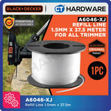 Black & Decker A6046XJ Nylon Line Refill 1.5mm x 37.5M