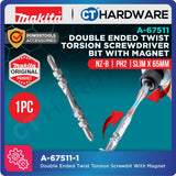 Makita A-67511 Double Ended Twist Torsion Screw Bit With Magnet PH2 90mm (1pc)