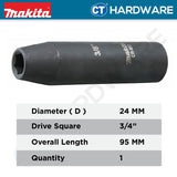 MAKITA A-85581 SOCKET IMPACT WRENCH 24X95MM [ A85581 ]