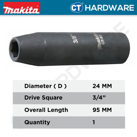 Makita A-85581 Socket Impact Wrench 24x95mm [ A85581 ]