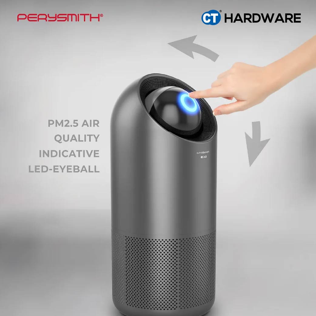 PerySmith Ai13 Smart WiFi Air Purifier 88m² 1260m³/h