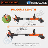 Black & Decker BCBT1820D1-B1 String Trimmer 18V (20V Max) Dual Blade Incl. Battery & Charger