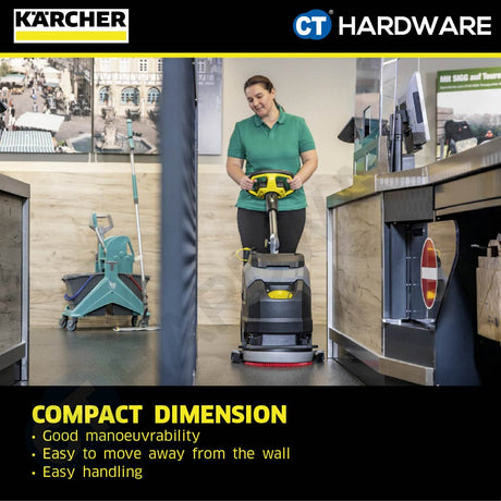 Karcher BD 35/15C Classic BP Pack Cordless Scrubber dryers 12V 38Ah [17834430]
