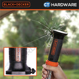BLACK+DECKER BDLCL28-B1 LED Flashlight / Emergency Torch with Crack Hammer