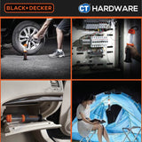 BLACK+DECKER BDLCL28-B1 LED Flashlight / Emergency Torch with Crack Hammer