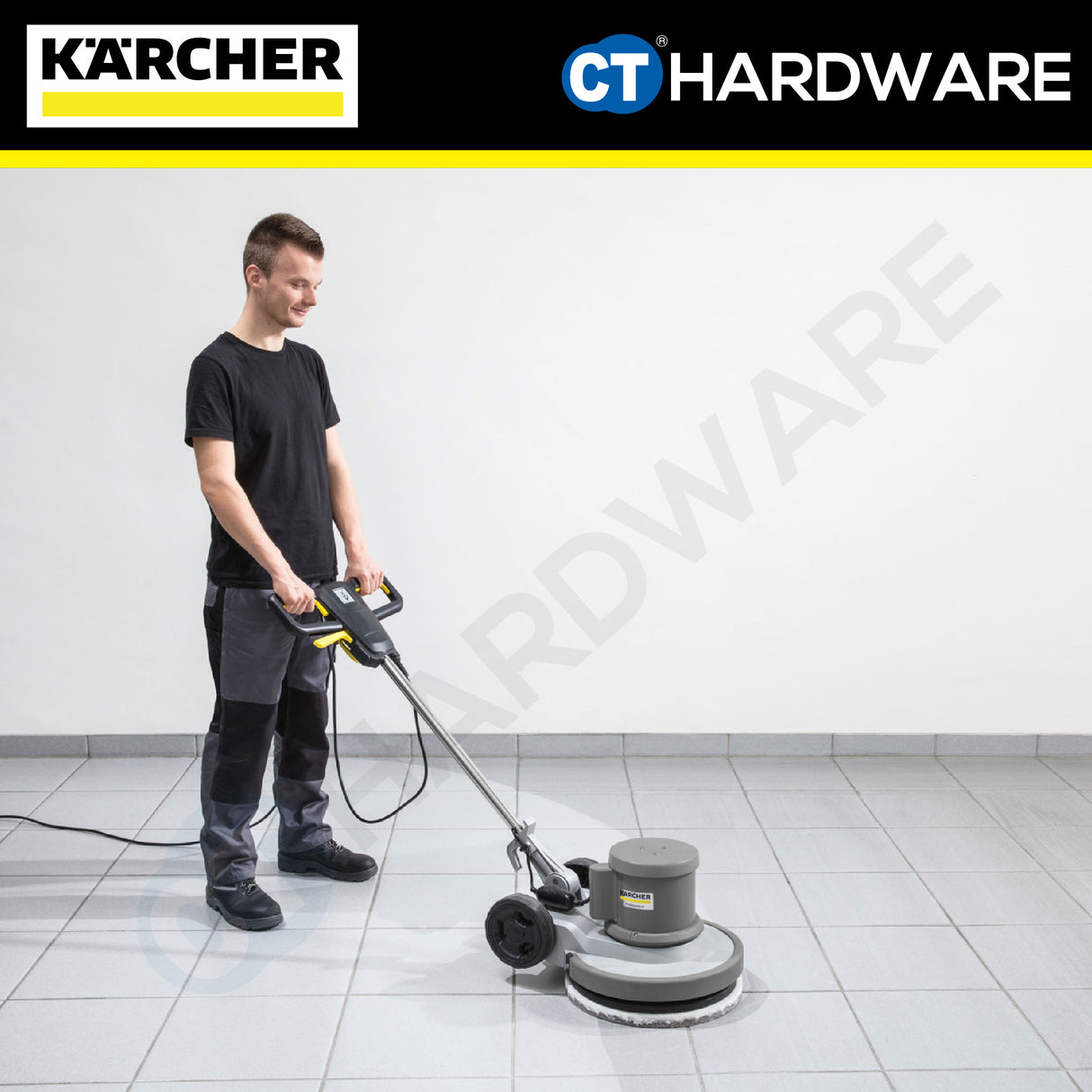 Karcher BDS 43/150 C CLASSIC Professional Single Disc Machine Floor Cleaner/Polisher 1500W 17" [BDS43150CCLASSIC | 12912470]