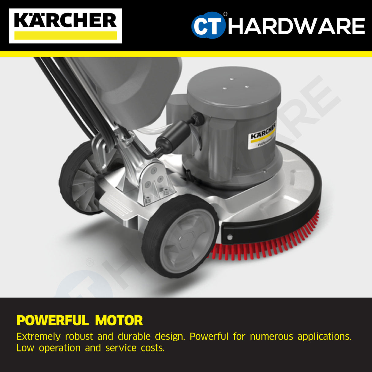 Karcher BDS 43/150 C CLASSIC Professional Single Disc Machine Floor Cleaner/Polisher 1500W 17" [BDS43150CCLASSIC | 12912470]