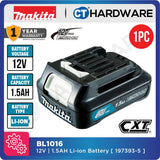 Makita BL1016 CXT® Lithium-Ion Battery, 12V, 1.5 Ah [197393-5]