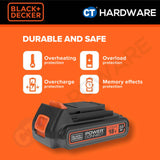 Black & Decker BL2018 Lithium-Ion Battery 18V (20V Max) 2.0Ah For Power & Garden Tools [N715588]