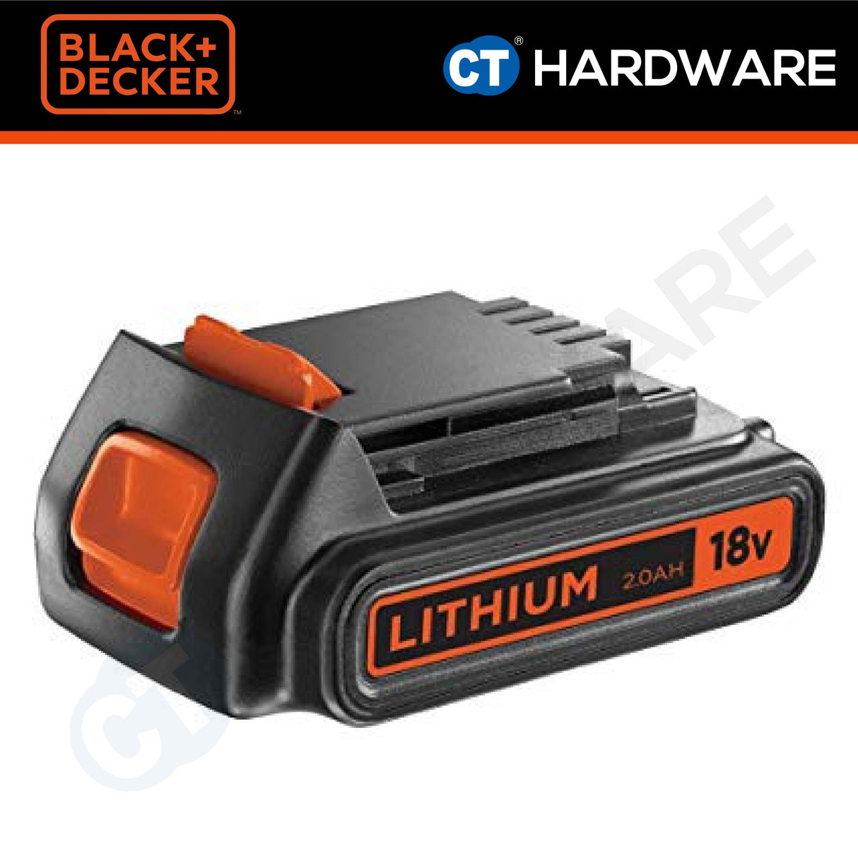 Black & Decker BL2018 Lithium-Ion Battery 18V (20V Max) 2.0Ah For Power & Garden Tools [N715588]